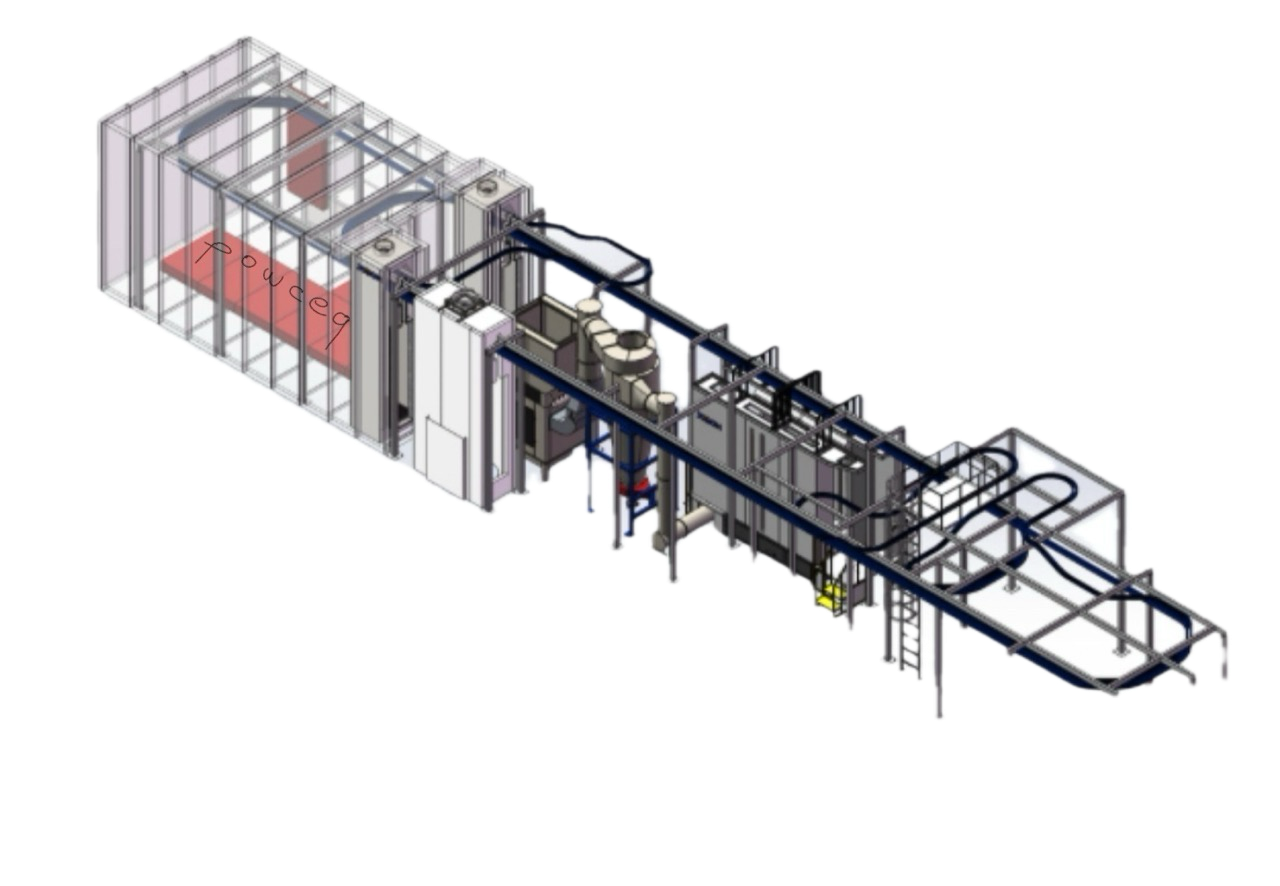powder coating dynamic 3D