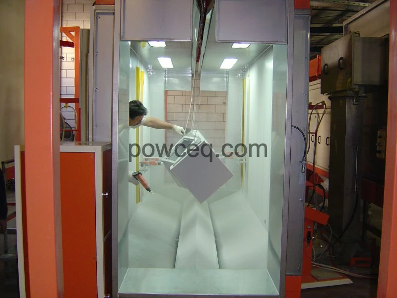 manuelle durchlaufkabine