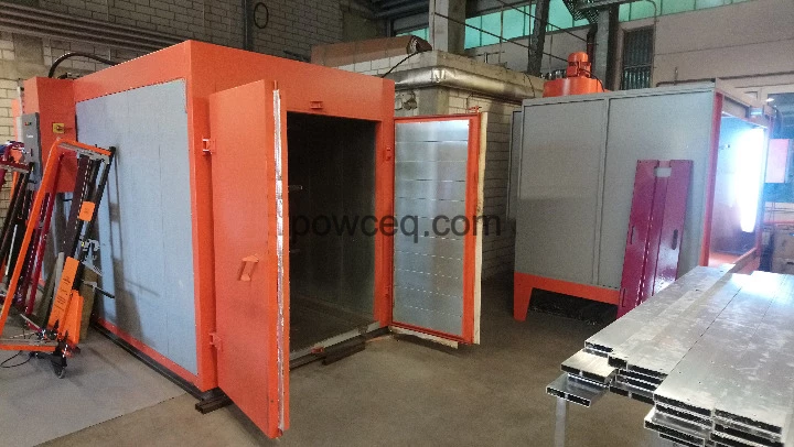 electric powdercoat oven